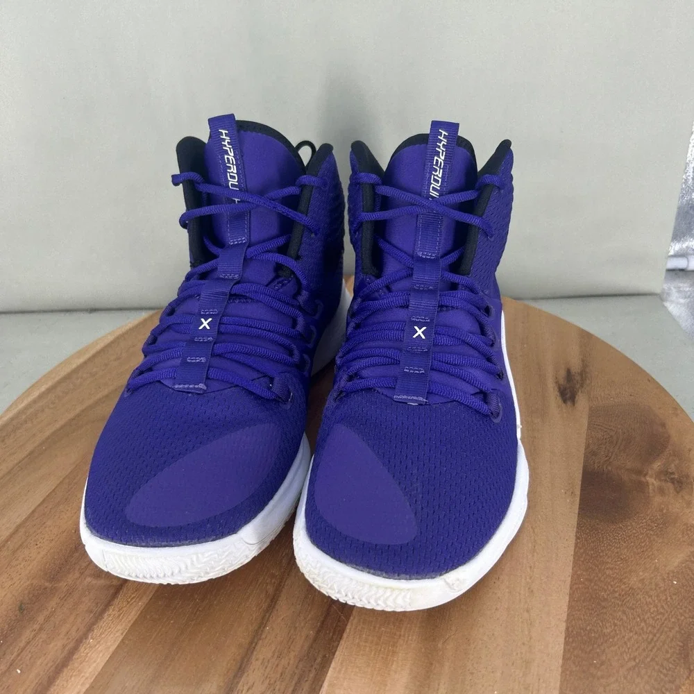 Nike Hyperdunk X TB Court Purple White Basketball Shoes AR0467-500 Mens Size 11